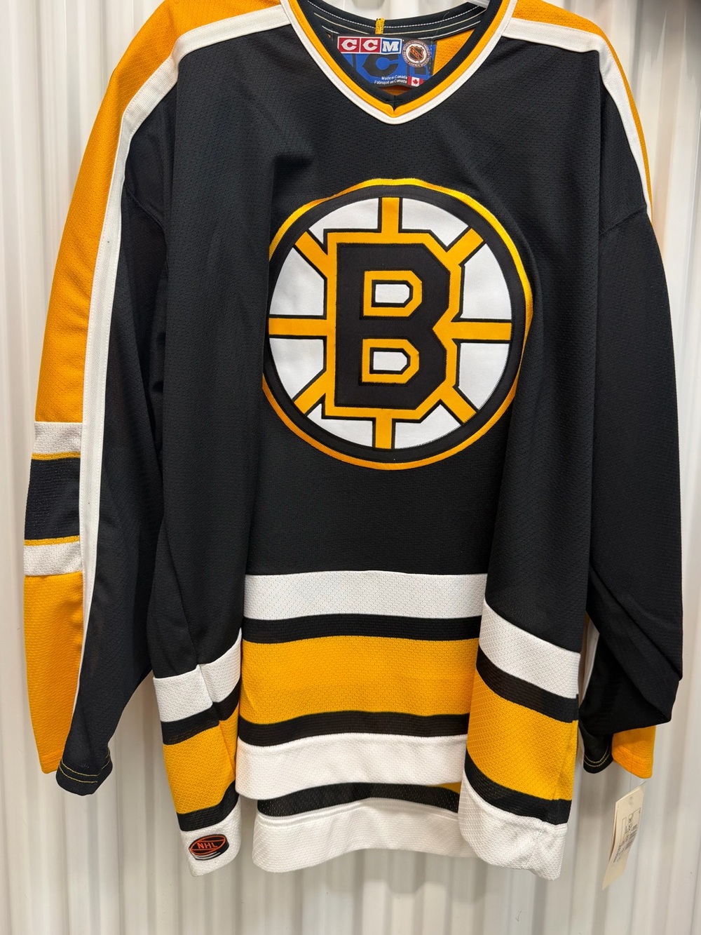 Vintage CCM Boston Bruins NHL Jersey XXL NWT Made in Canada